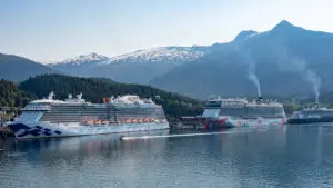 Pasajero de crucero Princess cae al agua